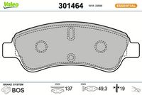 Bremsbelagsatz, Scheibenbremse