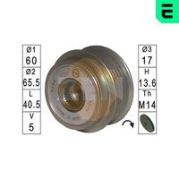 Sistem roata libera, generator ERA, Cod: ZN5588