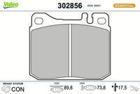 Bremsbelagsatz, Scheibenbremse
