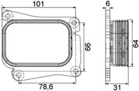 Thumbnail - Oliekoeler, motorolie - CLC111000P - MAHLE