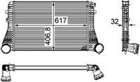 Thumbnail - Intercooler, inlaatluchtkoeler - CI161000P - MAHLE