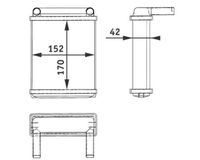 Wärmetauscher, Innenraumheizung