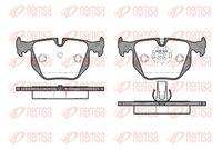 комплект спирачно феродо, дискови спирачки