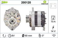 Generator / Alternator VALEO, Cod: 200120
