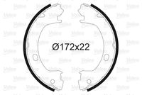 Bremsbackensatz, Feststellbremse