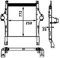 Thumbnail - Intercooler, inlaatluchtkoeler - CI115000P - MAHLE
