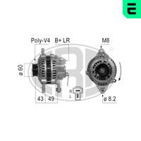 Generator / Alternator ERA, Cod: 210805