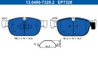 Bremsbelagsatz, Scheibenbremse