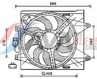 Ventilator, radiator AVA Clever Choice, Cod: FT7605