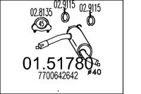 Mittelschalldämpfer