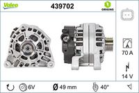 Generator / Alternator VALEO, Cod: 439702