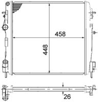Thumbnail - Radiateur - CR1506000S - MAHLE