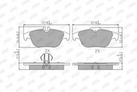 Bremsbelagsatz, Scheibenbremse