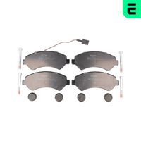 Комплект спирачно феродо, дискови спирачки BP-12445 OPTIMAL
