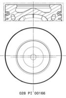 Thumbnail - Zuiger - 028PI00166000 - MAHLE