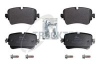 комплект спирачно феродо, дискови спирачки