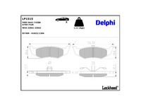 комплект спирачно феродо, дискови спирачки