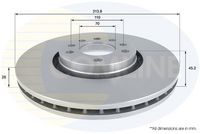 Disc frana COMLINE, Cod: ADC1135V