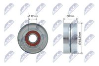 Rola intinzator,curea transmisie NTY, Cod: RNK-CH-019