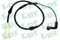 предупредителен контактен сензор, износване на накладките