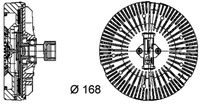 Thumbnail - Koppeling, radiateurventilator - CFC92000P - MAHLE