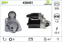 Starter VALEO, Cod: 438451