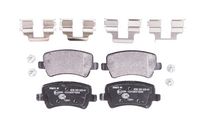 Комплект спирачно феродо, дискови спирачки 8DB 355 025-411 HELLA