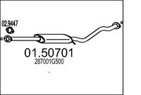 Mittelschalldämpfer