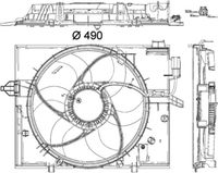 Thumbnail - Koelventilatorwiel - CFF190000P - MAHLE