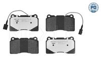 комплект спирачно феродо, дискови спирачки