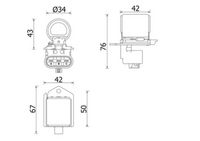 Thumbnail - Voorweerstand, elektromotor (radiateurventilator) - CFR2000P - MAHLE