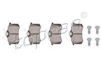 комплект спирачно феродо, дискови спирачки