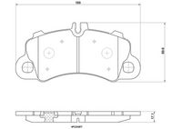 Bremsbelagsatz, Scheibenbremse