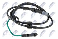 предупредителен контактен сензор, износване на накладките