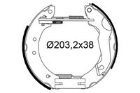 комплект спирачна челюст