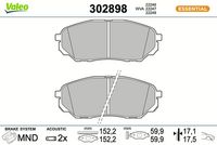 Bremsbelagsatz, Scheibenbremse