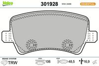 Bremsbelagsatz, Scheibenbremse