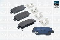 комплект спирачно феродо, дискови спирачки