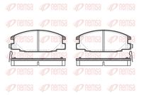 комплект спирачно феродо, дискови спирачки