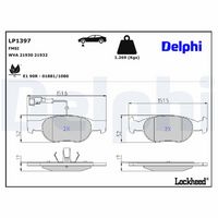 комплект спирачно феродо, дискови спирачки