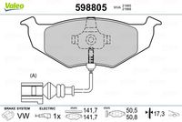 Bremsbelagsatz, Scheibenbremse