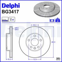Disc frana DELPHI, Cod: BG3417