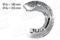 Предпазна пластина, спирачни дискове 56980 AIC
