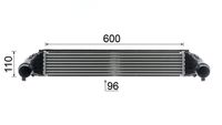 Thumbnail - Intercooler, inlaatluchtkoeler - CI668000P - MAHLE