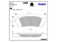 комплект спирачно феродо, дискови спирачки