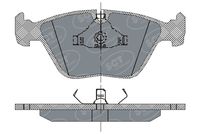 комплект спирачно феродо, дискови спирачки