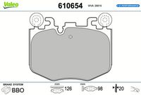 комплект спирачно феродо, дискови спирачки