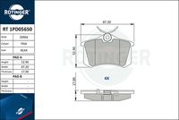 комплект спирачно феродо, дискови спирачки