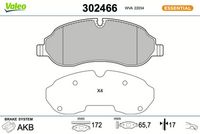 Bremsbelagsatz, Scheibenbremse