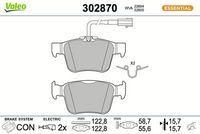 Bremsbelagsatz, Scheibenbremse